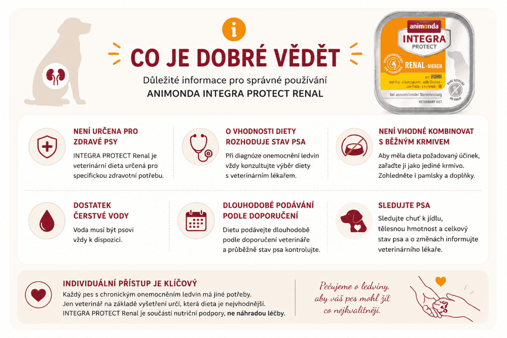 Co je dobré vědět o dietě Integra Protect Renal